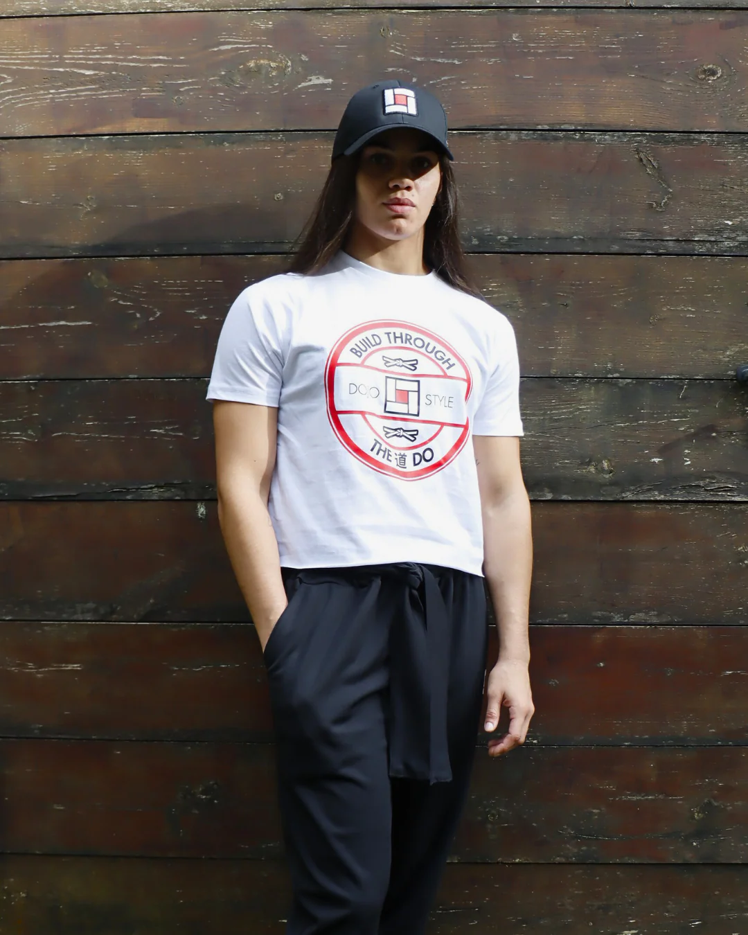 build through the do 道 cropped t-shirt - Image 4